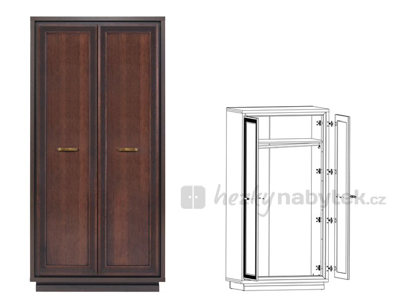 Šatní skříň BRW Marocco SZF2D