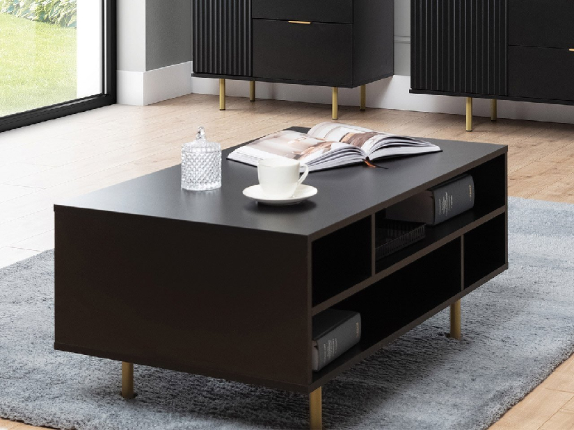 Konferenční stolek Nawil NW03 (černá) *výprodej