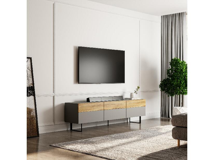 TV stolek/skříňka Sajn (dub šedý)