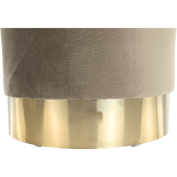 Taburet Annin (šedohnědá)