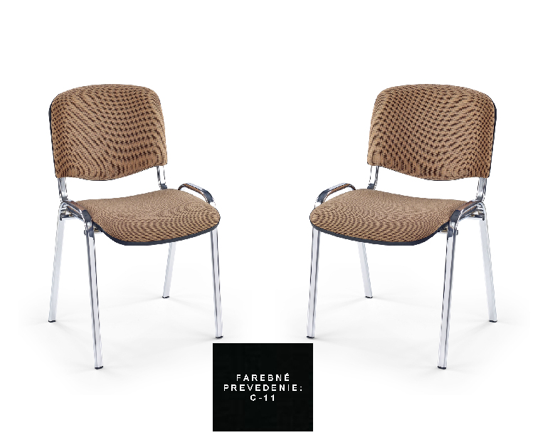 Konferenční židle ISO C (2ks.) (černá C-11) *výprodej