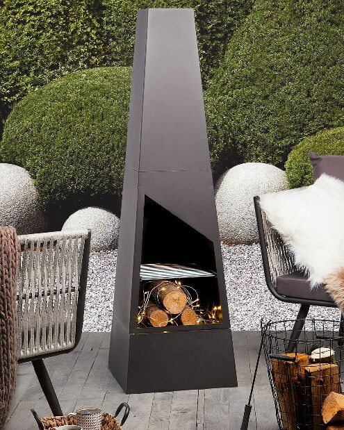 Ohniště YASUJ (ocel) (černá)