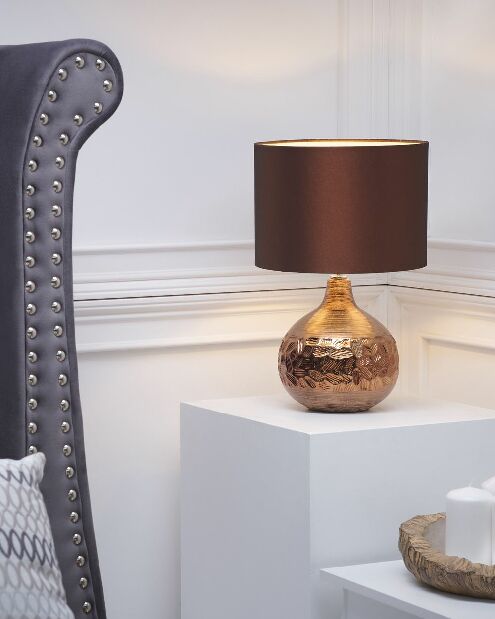 Stolní lampa Yakuna (hnědá)