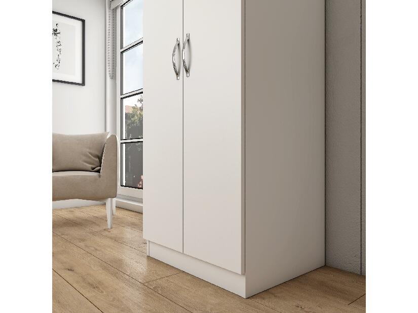 Šatní skříň Franc 43 (bílá)