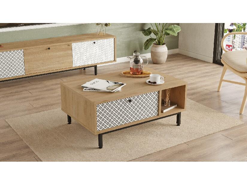  Konferenční stolek Cassius 3 (dub)