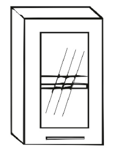 Horní kuchyňská skříňka Irys GW-40
