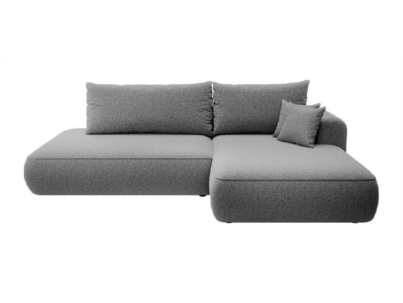 Rohová sedací souprava Fergie (P) (šedá + černá)