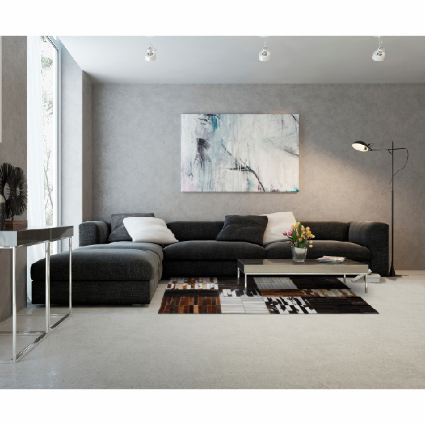 Kožený koberec 120x180 cm Koza typ 4