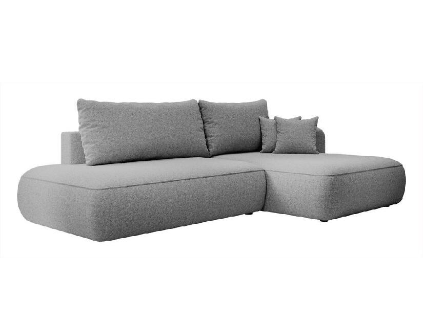 Rohová sedací souprava Fergie (P) (šedá + černá)