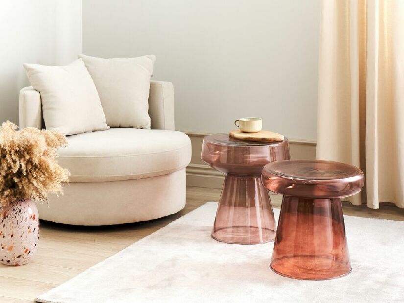 Příruční stolek Cora (červená) *výprodej