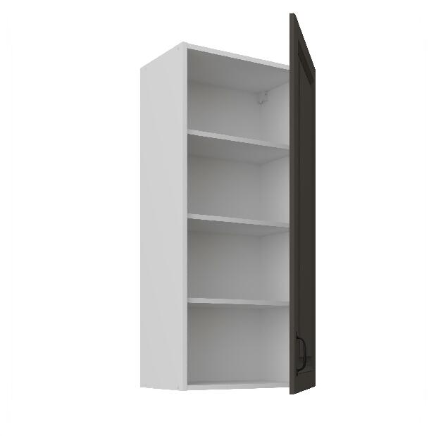 Horní kuchyňská skříňka Sheila 50 G 108 1F (korpus: bílá + fronta: grafit)