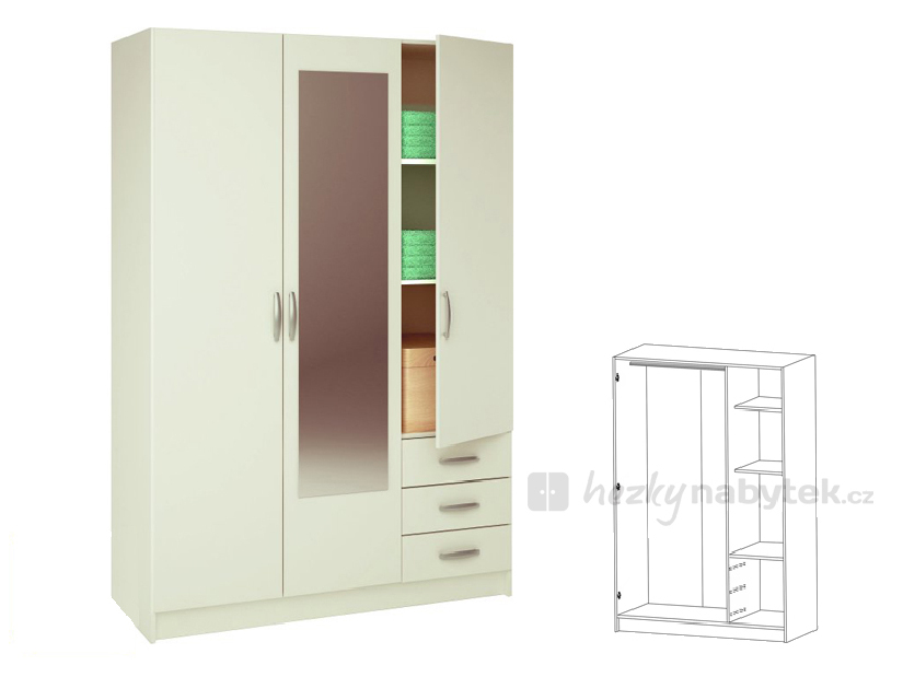 Šatní skříň Slot 400825