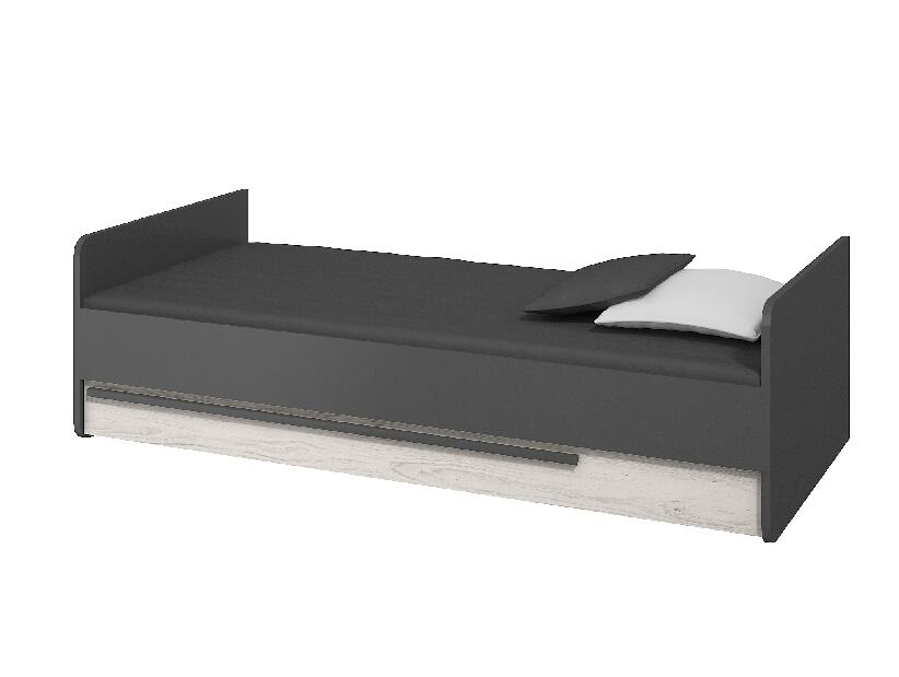 Jednolůžková postel 90 cm Trent (s roštem a matrací)