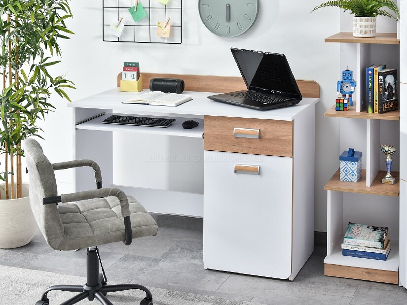 Nábytek do studentského pokoje Clerigo 03 (bílá)
