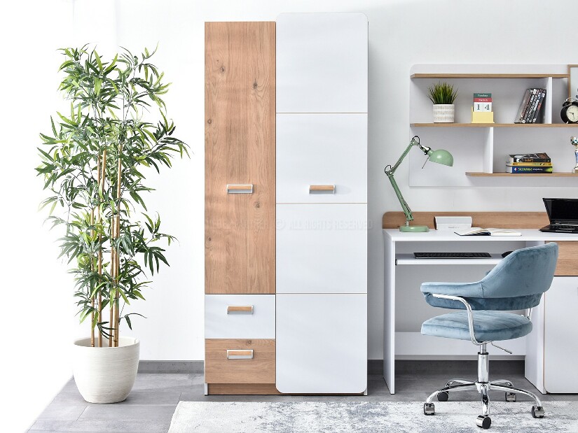 Nábytek do studentského pokoje Clerigo 01 (bílá)