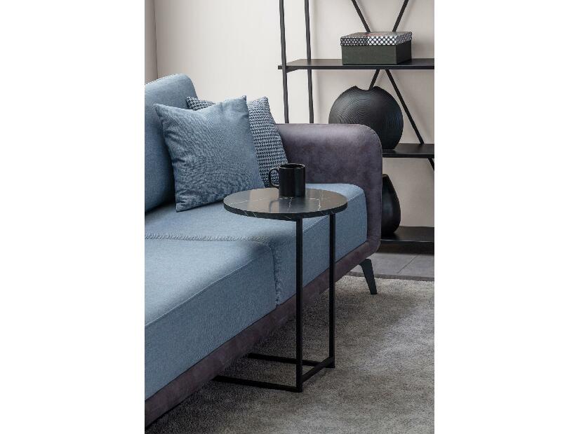 Příruční stolek Mitarazza (mramor černý + černá)