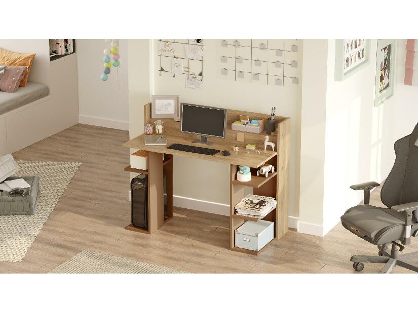  PC stolek Verbato (dub + cihlová)