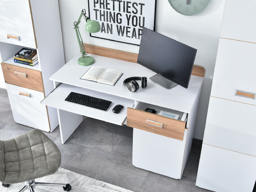 Nábytek do studentského pokoje Clerigo 07 (bílá)