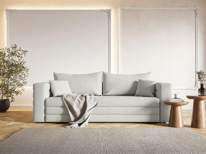 Pohovka třísedačka Liluetta (krémová + černá)