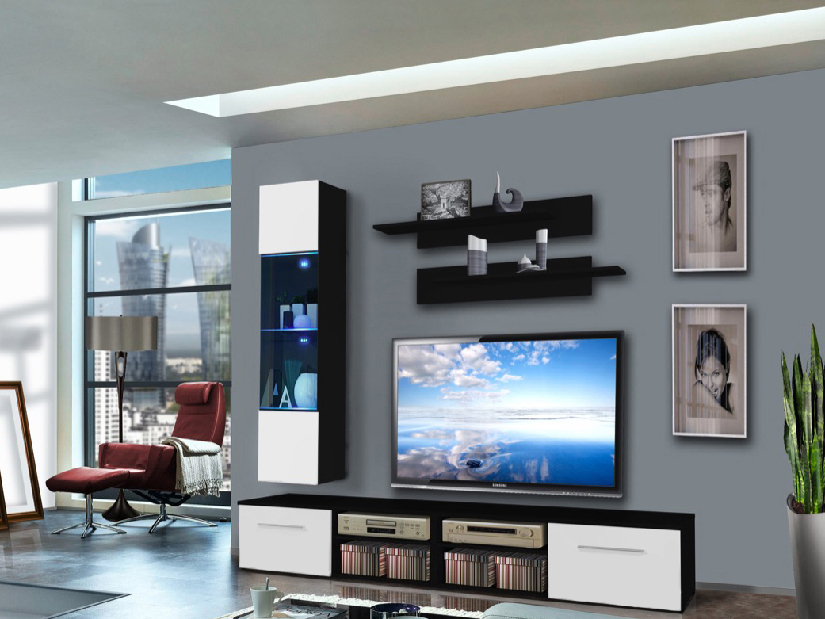 Obývací stěna Invento 25 ZW IN F1 (s osvětlením)