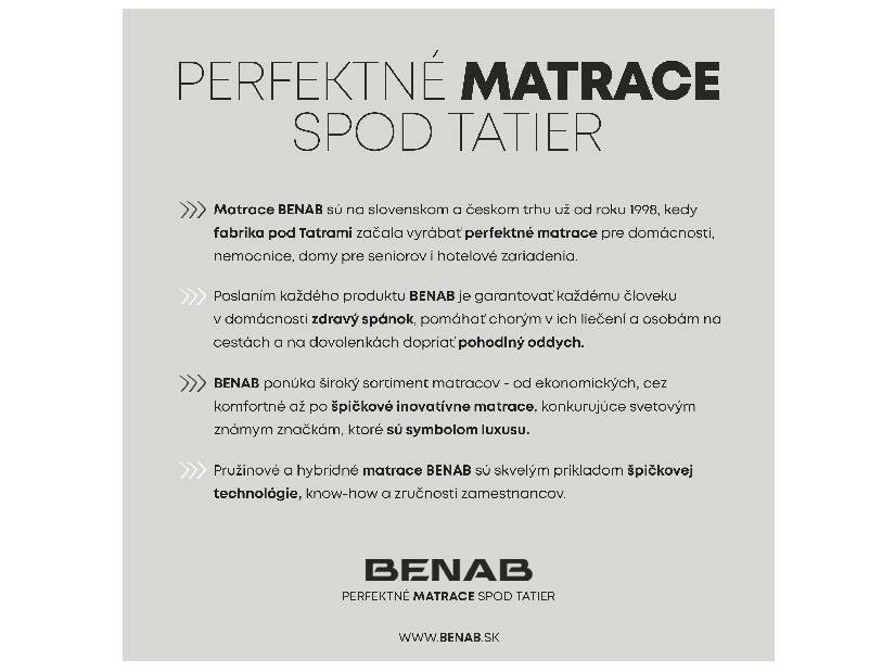 Pěnová matrace Benab Tellus 200x140 cm (T3)