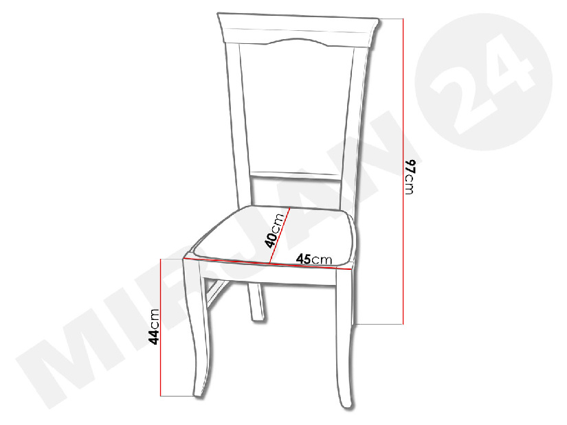 Jídelní židle Jeremias JK13 (bílá + šedá)