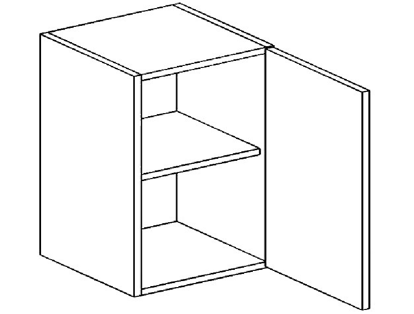 Horní kuchyňská skříňka Mirage W60