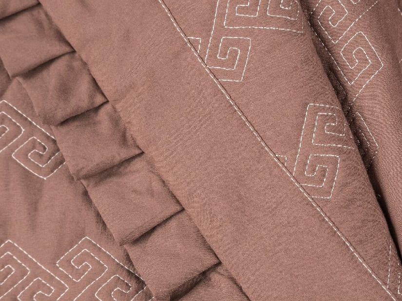 Přehoz na postel 240x220 cm PAMELA (cihlová)