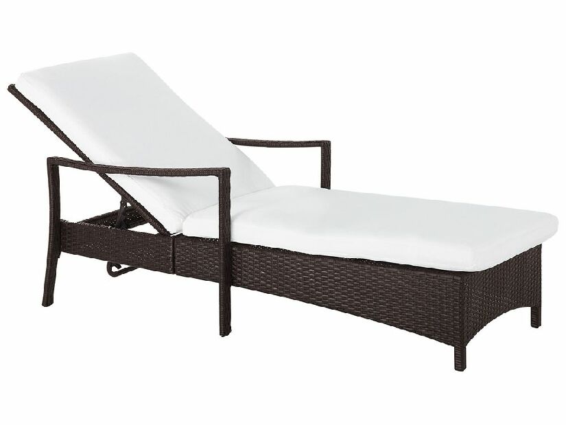 Zahradní lehátko Varo (tmavě hnědá)