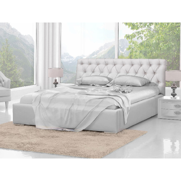 Kontinentální postel Enoa (černá) *bazar