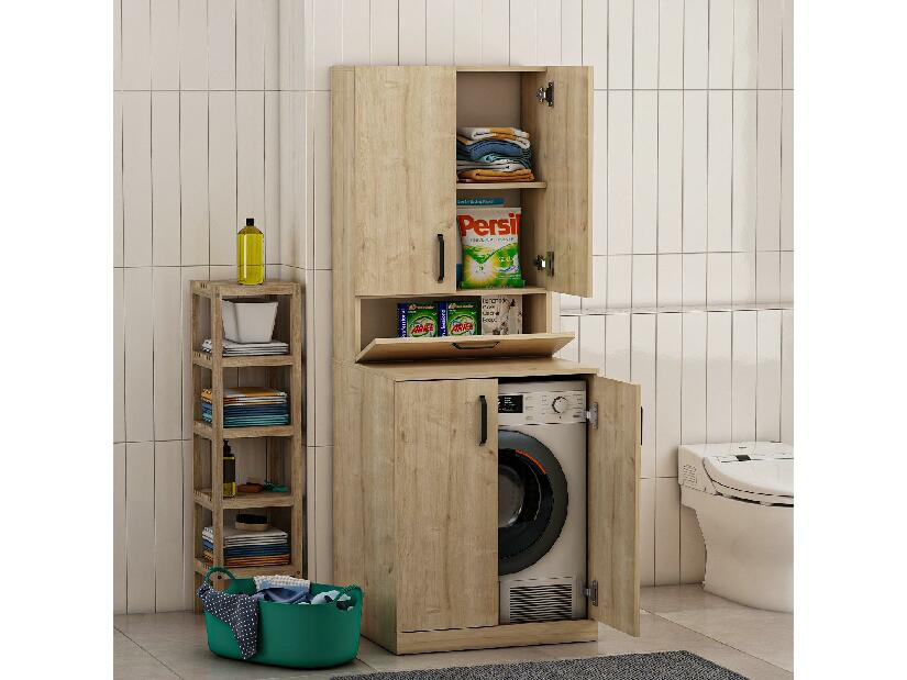 Skříňka na pračku Motuma (dub)