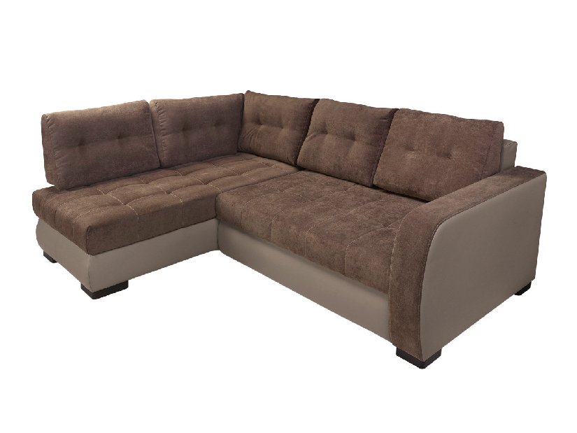 Rohová sedací souprava BRW Brad Lux 3DL.RECMU hnědá (L)