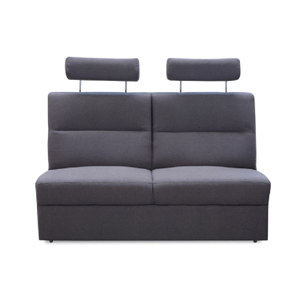 Časť s opierkami hlavy, sedacieá šedá látka 3 