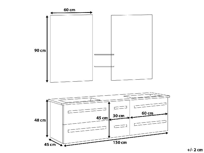 Koupelna Mador (černá)