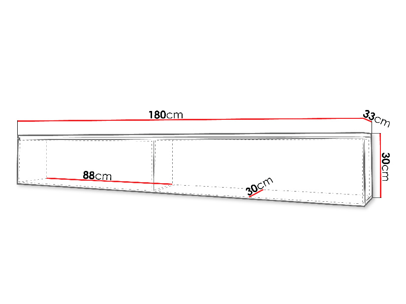 TV skříňka Dlone 180 *výprodej