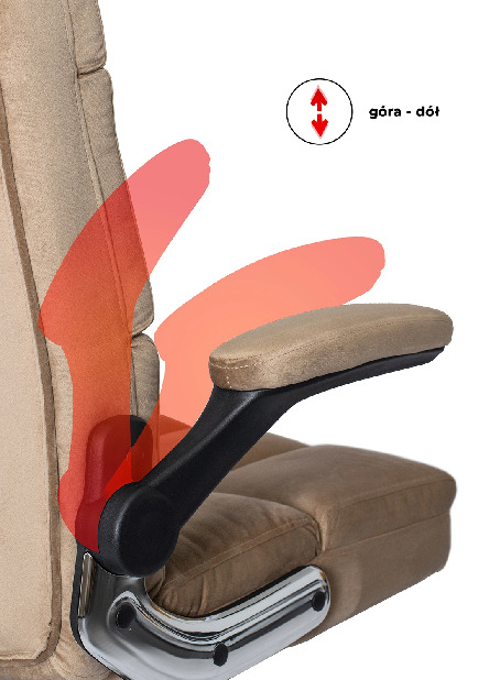 Kancelářské křeslo Limpieza (béžová)