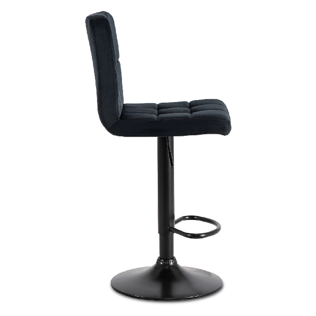 Barová židle Normativa (černá látka)