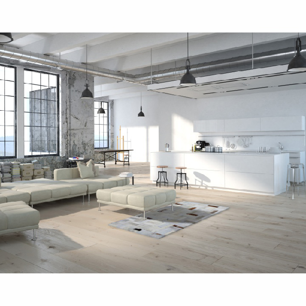 Kožený koberec 140x200 cm Koza typ 1