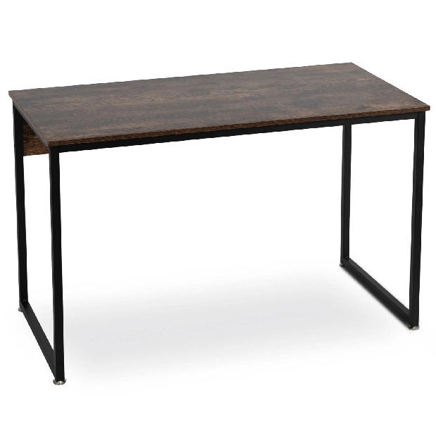 Psací stolek Regular (dub rustikal + černá)