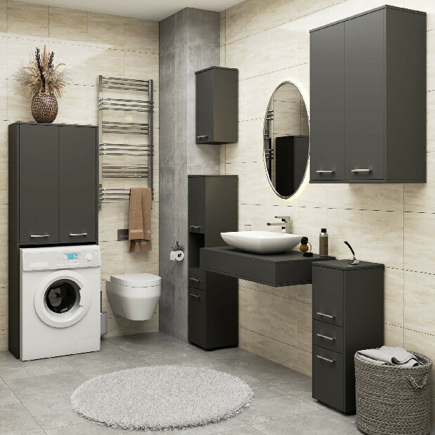 Skříňka nad pračku Fulgor 180 (grafit)