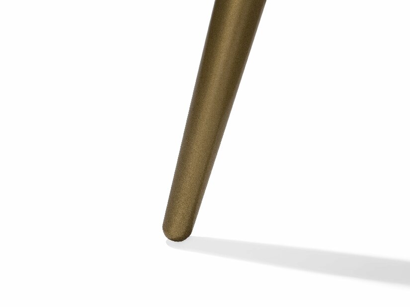 Konferenční stolek Renola (tmavé dřevo) (zlaté nohy) *výprodej