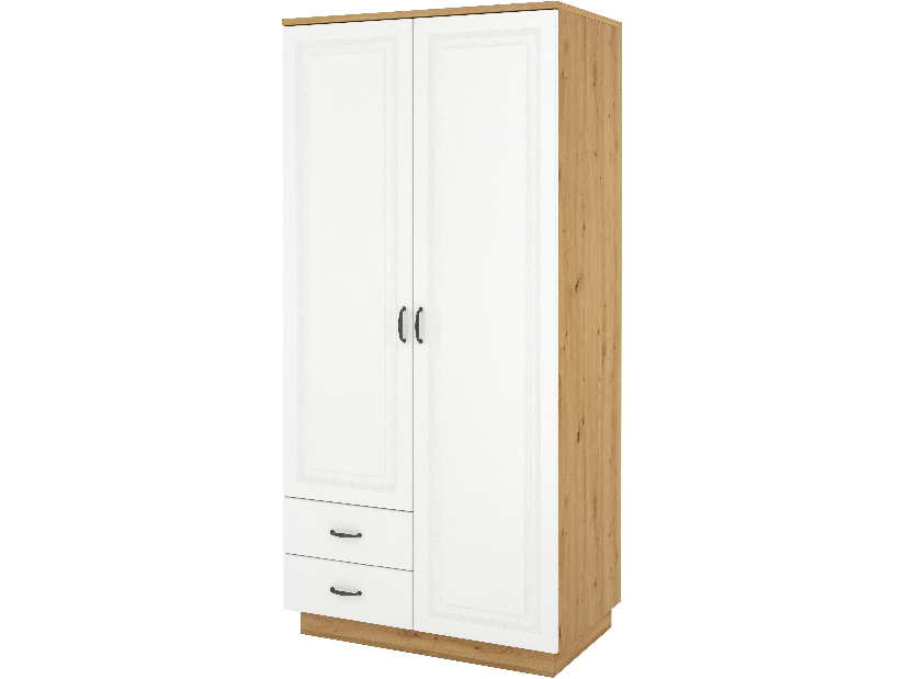 Šatní skříň Fluffy 2D2S