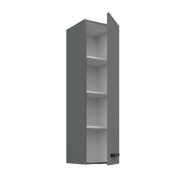 Horní kuchyňská skříňka Nesia 30 G-108 1F (korpus: antracit + fronta: antracit)