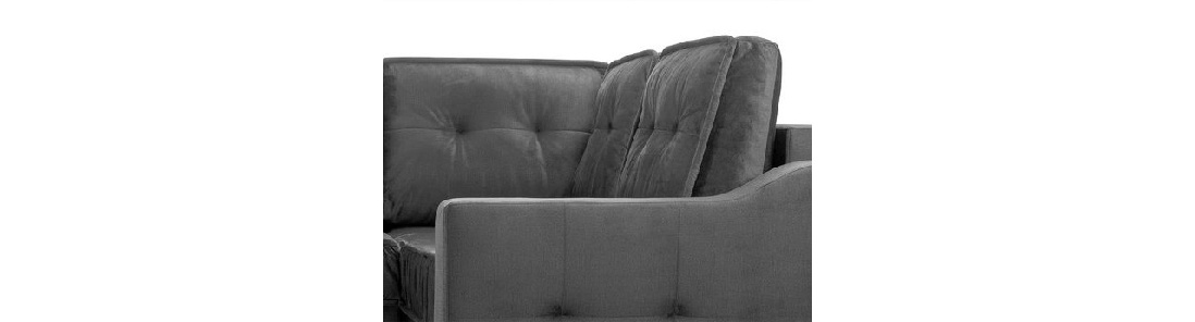 Rohová sedací souprava Korela L (tmavě zelená)