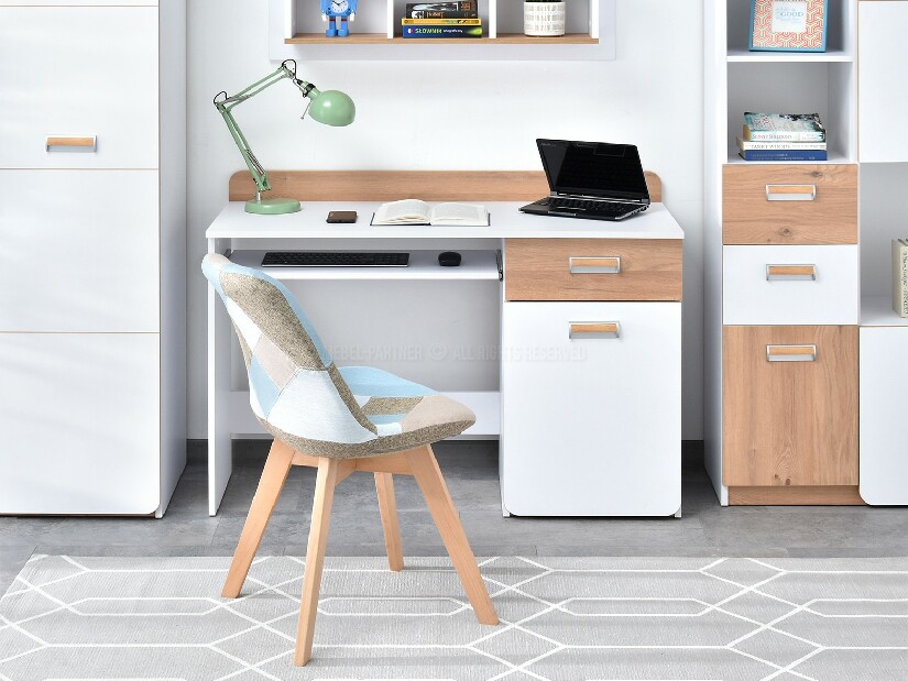Nábytek do studentského pokoje Clerigo 02 (bílá)