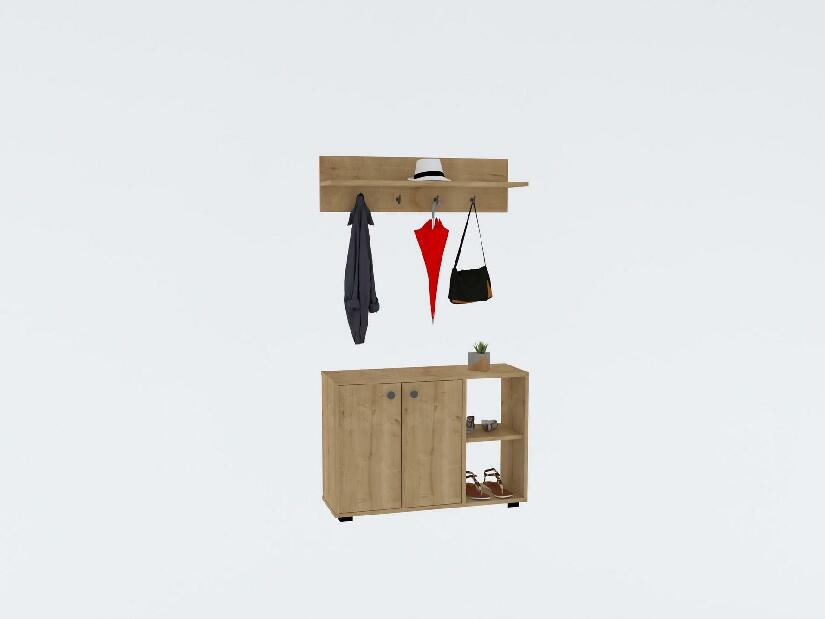 Předsíňová sestava Detabu 1 (dub safírový)