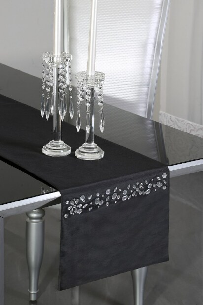 Ubrus 33X180 cm Blink (černá) (1 ks)