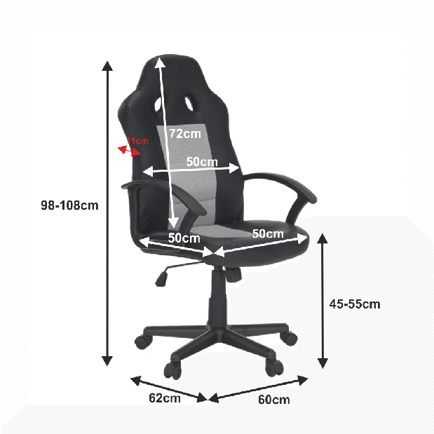 Kancelárske krěslo Lametus