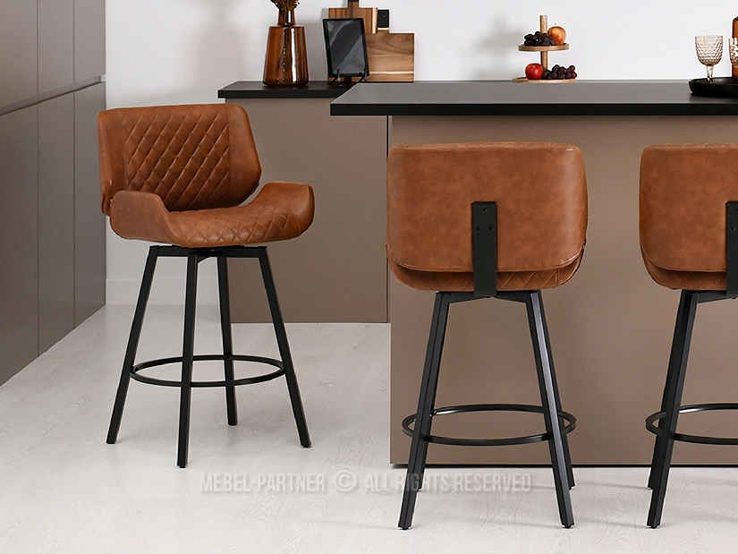 Židle Pia (hnědá + černá)