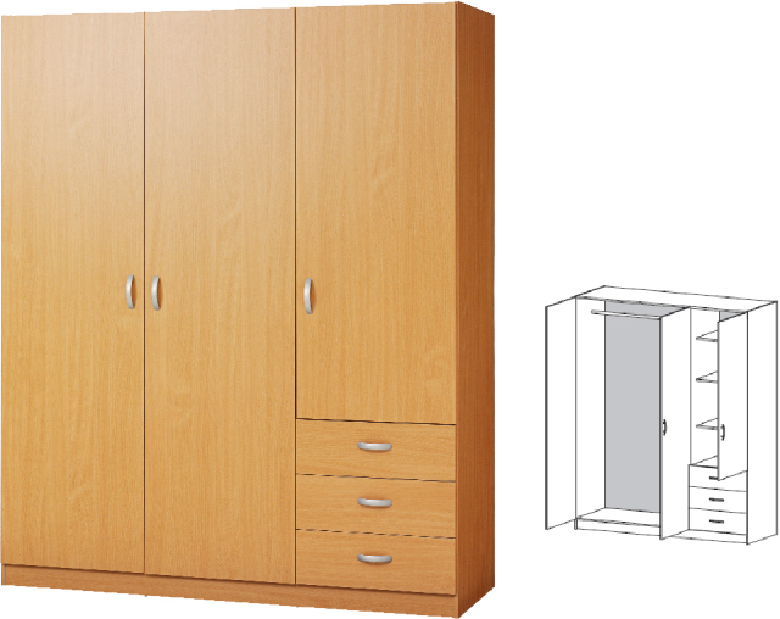 Šatní skříň 75021/41